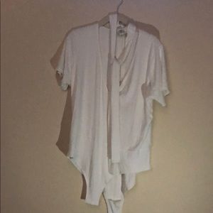 White forever 21 bodysuit